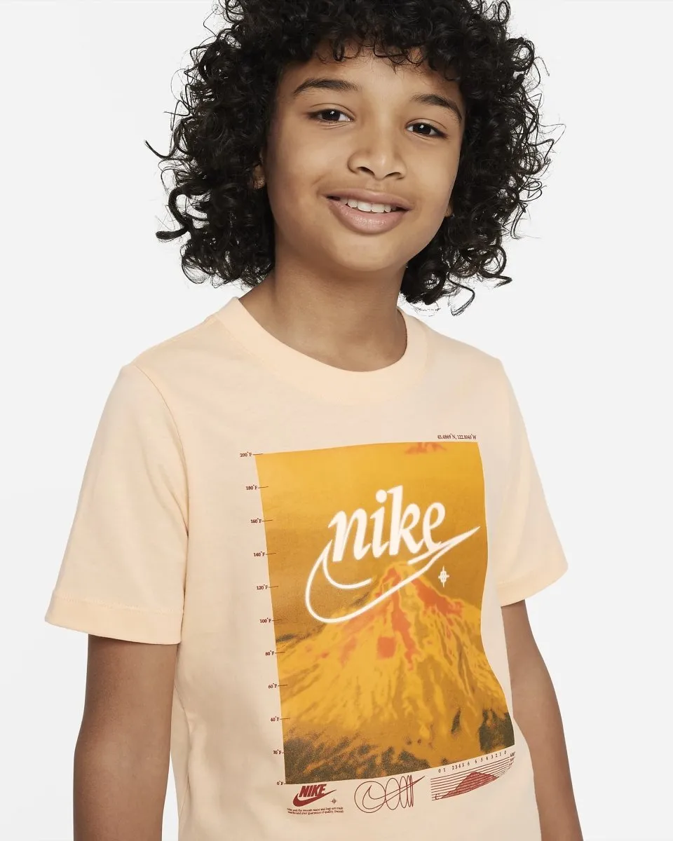 NIKE JUNIOR SPORTSWEAR TEE - PEACH