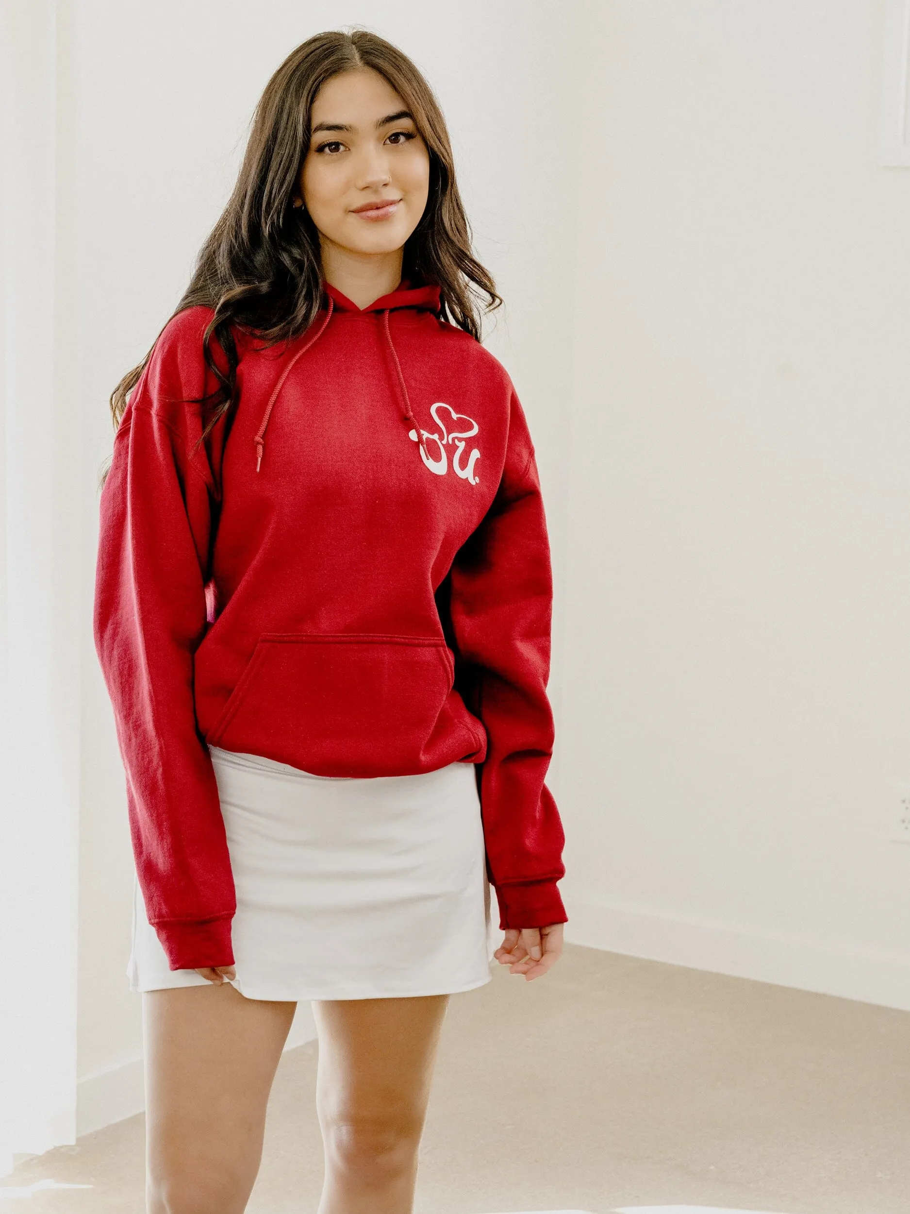 OU Sooners Lyric Puff Ink Crimson Hoodie