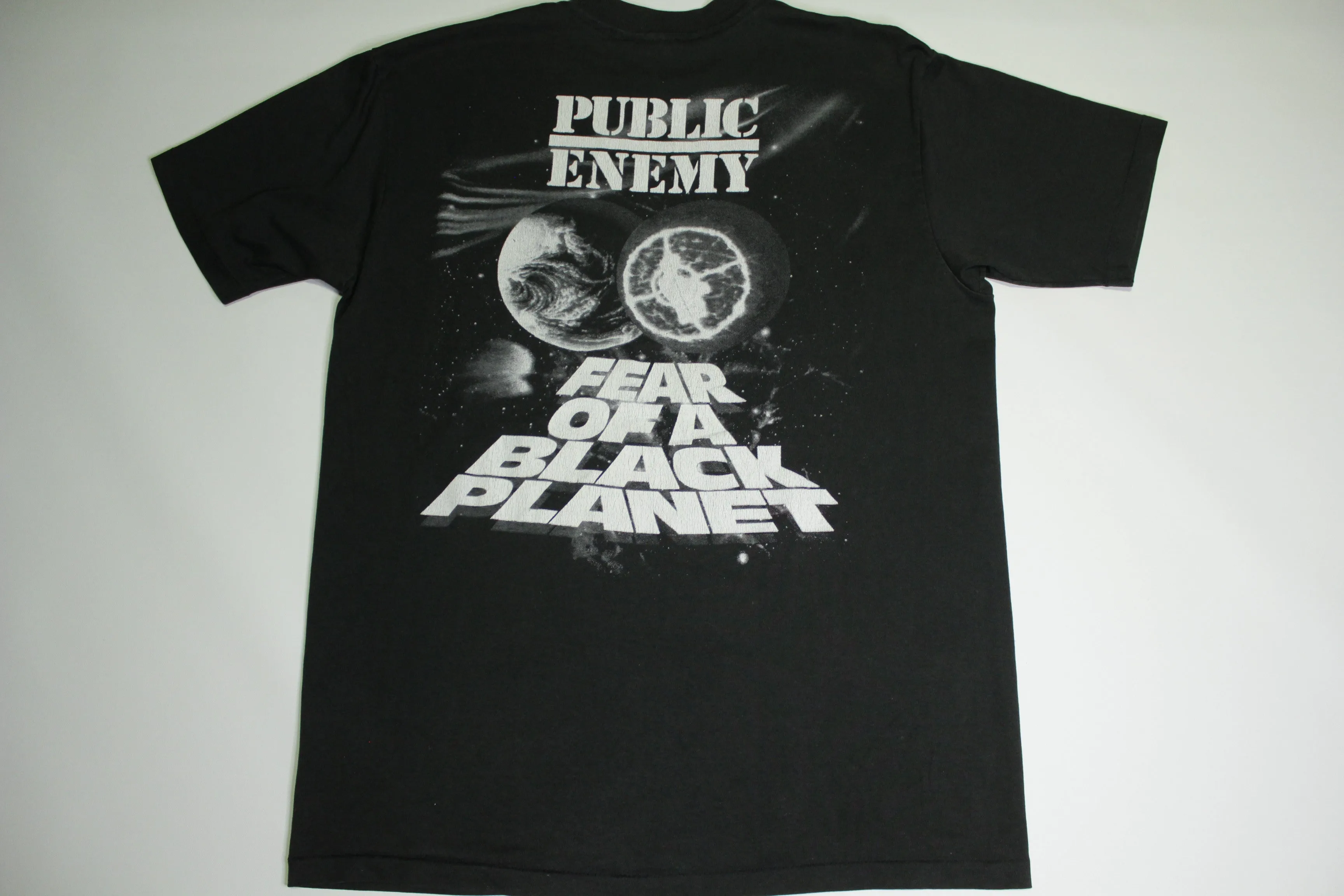 Public Enemy Fear Of A Black Planet Vintage 1990 Asiatic 90's Hanes Single Stitch Rap T-Shirt