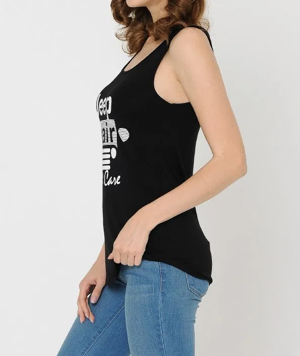 Raw Moda Jeep Hair Don't Care Tank Top