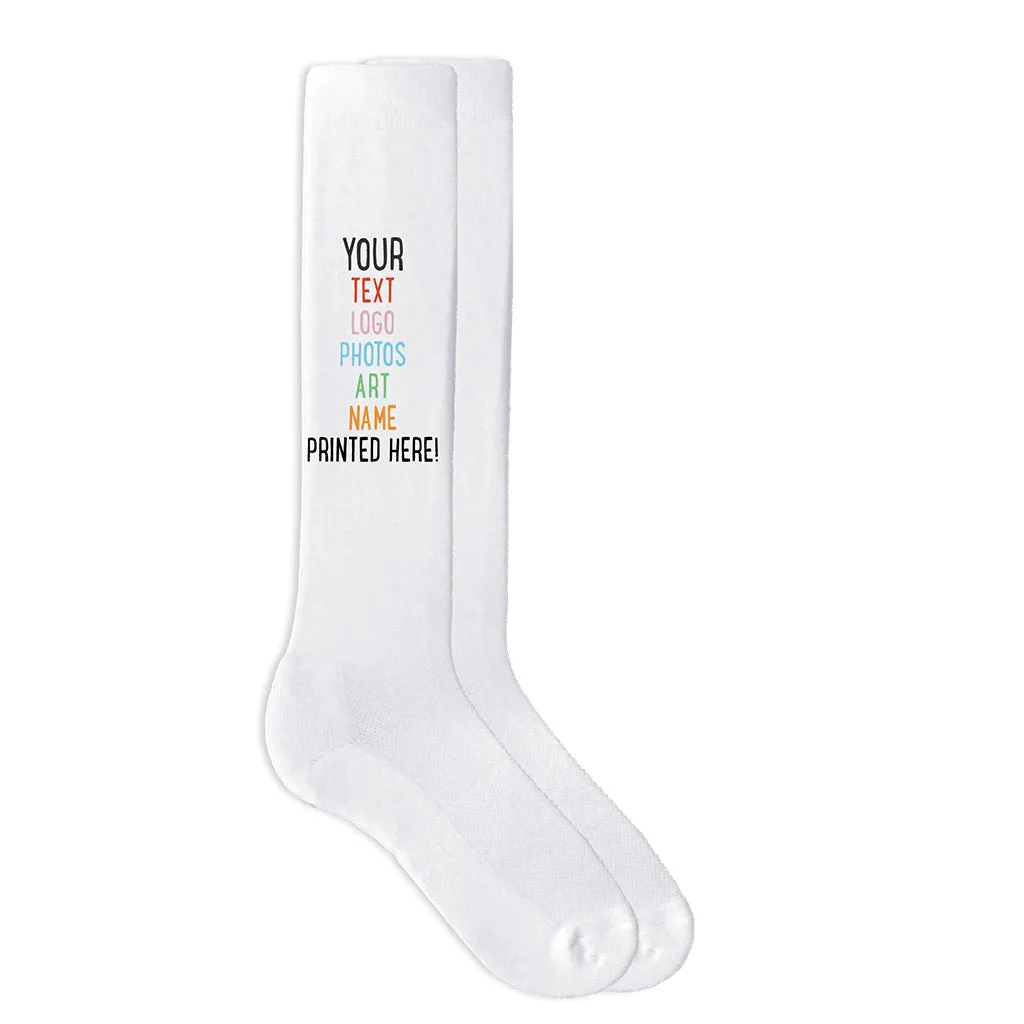 SAVE 30%  - Custom Printed All Purpose Sport Knee High