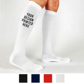 SAVE 30%  - Custom Printed All Purpose Sport Knee High