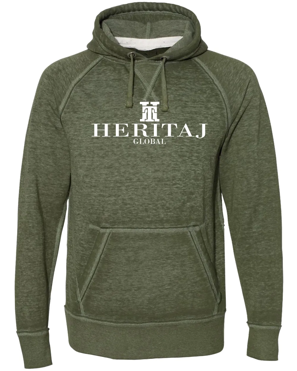 SIGNATURE HERITAJ BRAND LOGO-VINTAGE HOODIE