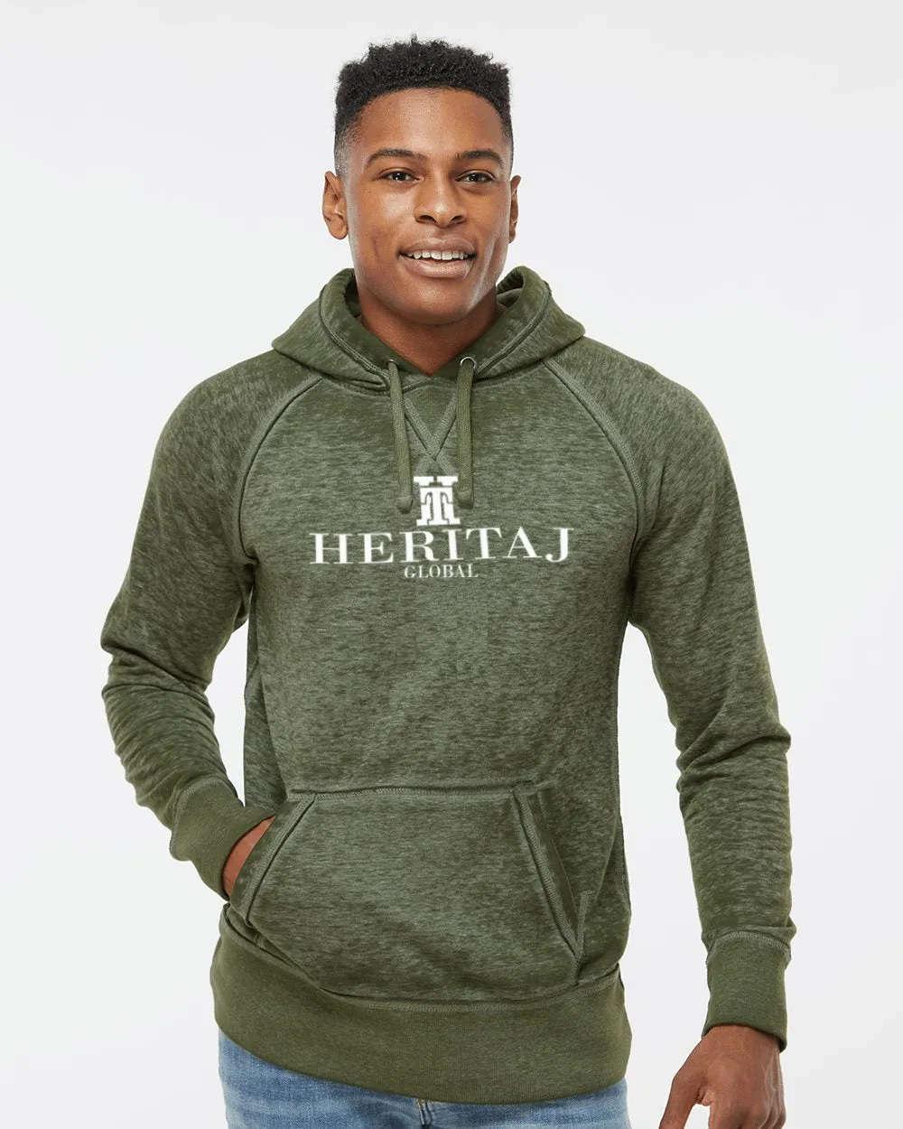 SIGNATURE HERITAJ BRAND LOGO-VINTAGE HOODIE