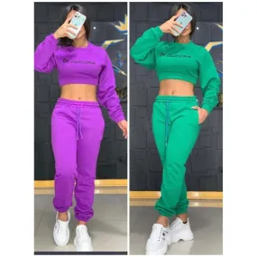 Sport Wear Tracksuit Set