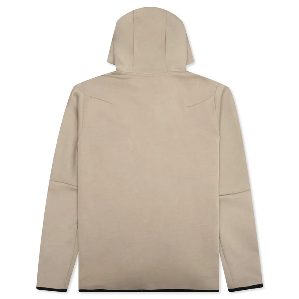 Sportswear Tech Fleece Full Zip Up Hoodie - Khaki/Black