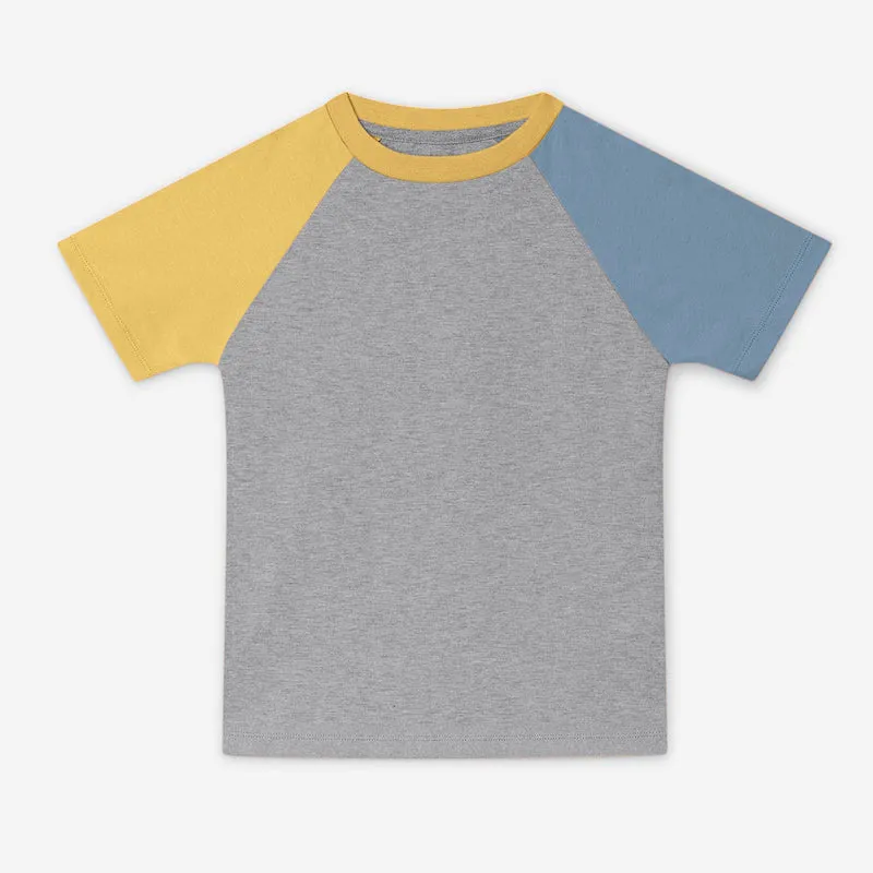 The Luxury Tee Colorblocking I Tricolor