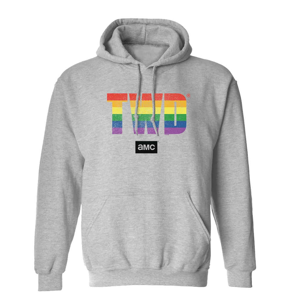 The Walking Dead TWD Pride Logo Fleece Hooded Sweatshirt