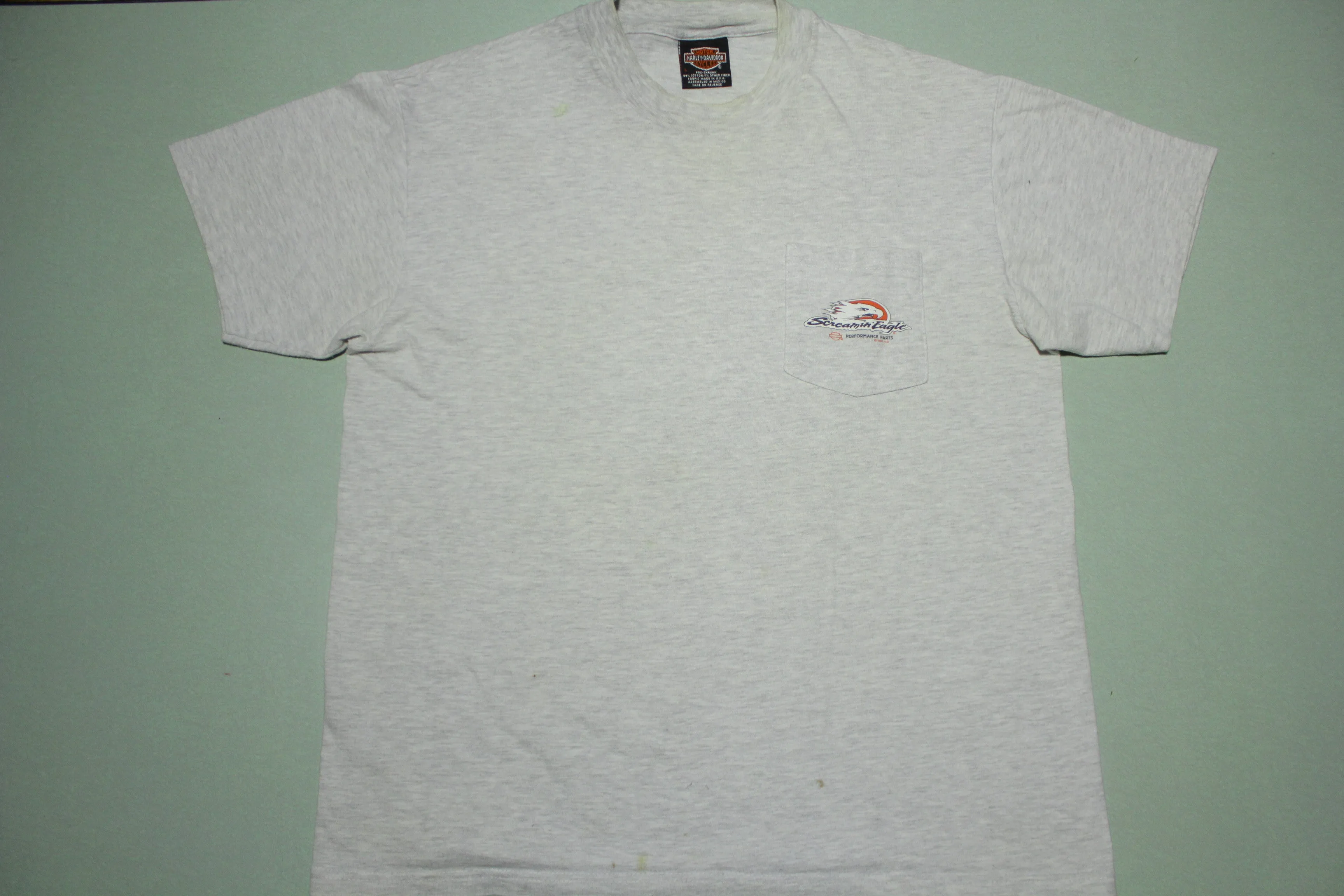 Tilley Harley Davidson Vintage 1997 90's Pocket T-Shirt