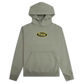 Triumph Hoodie - Green Oil