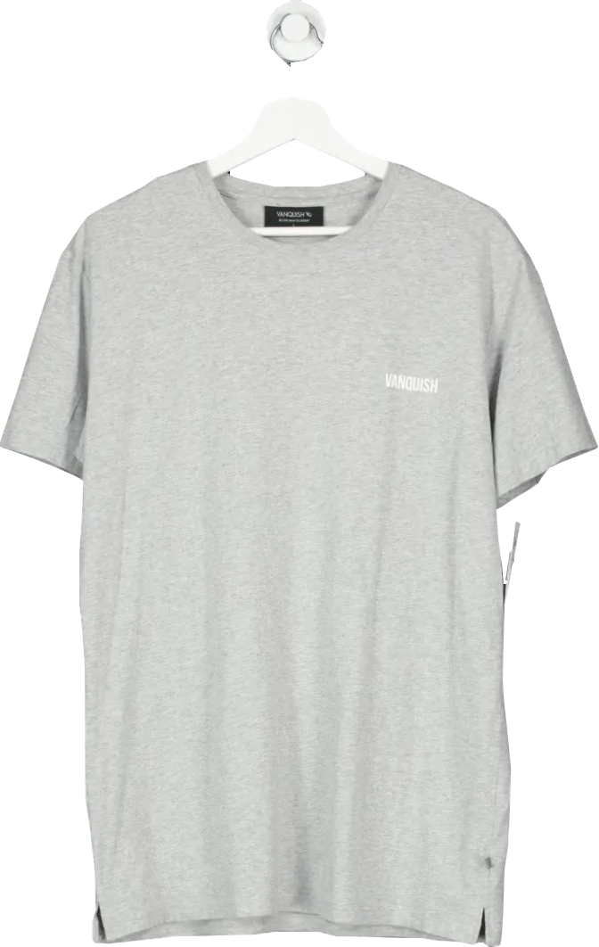 Vanquish Grey Essential T Shirt UK L