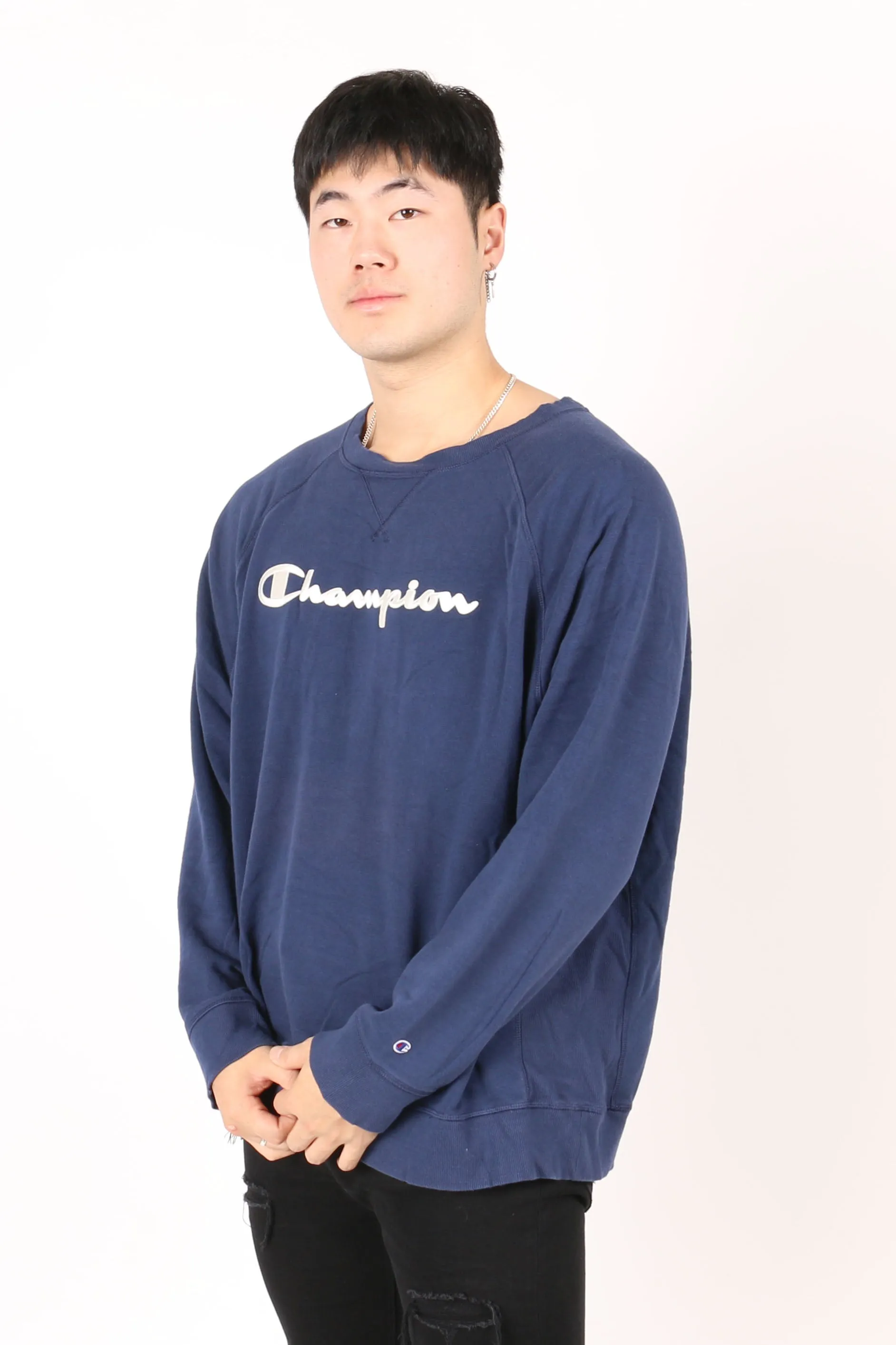 Vintage Champion Logo Sweatshirt XXL