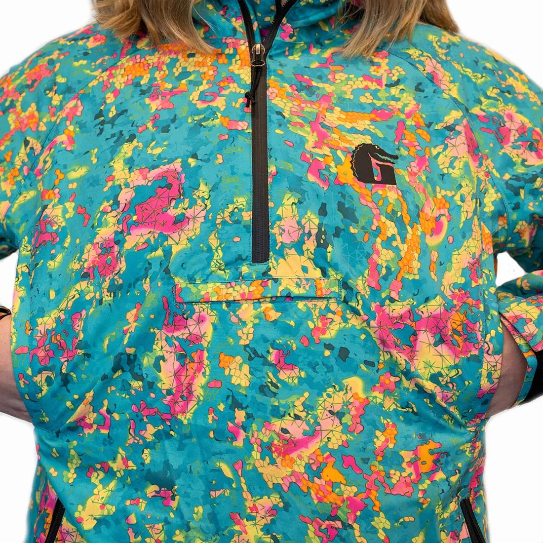 Waterproof 1/2 Zip Bog Hoodie | Women's - 7 Burst