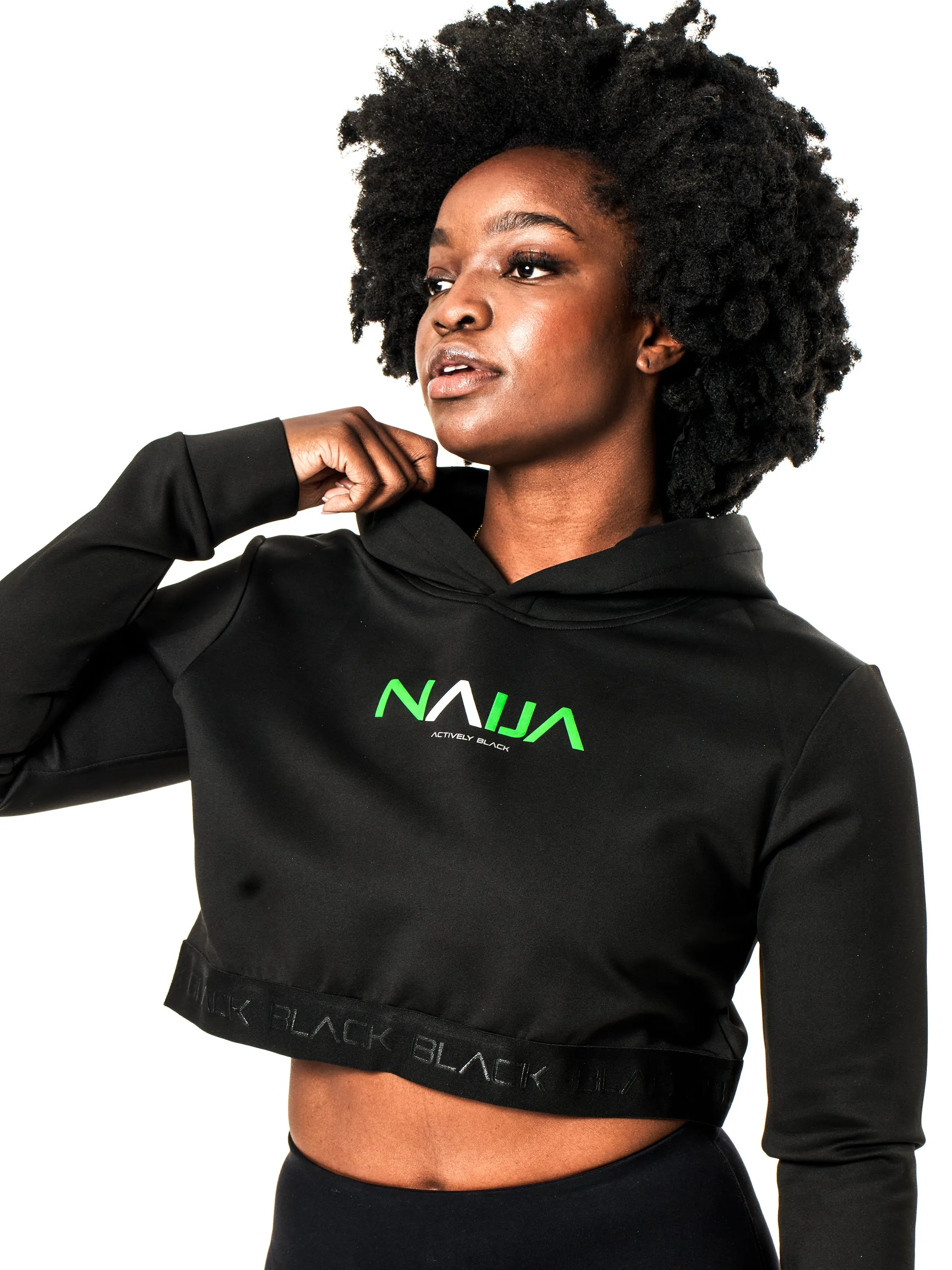 Women's NAIJA Performance Tech Crop Hoodie