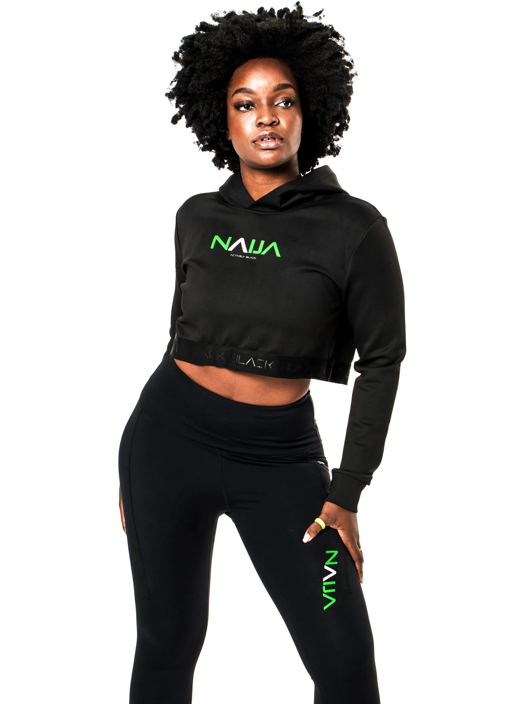 Women's NAIJA Performance Tech Crop Hoodie